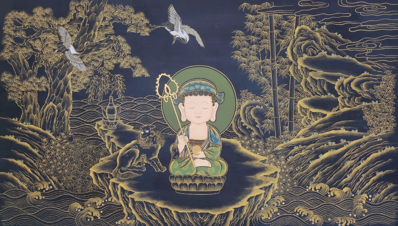 김하진, 나도 한 번, 2025, 면에 채색, 133x76cm.jpg