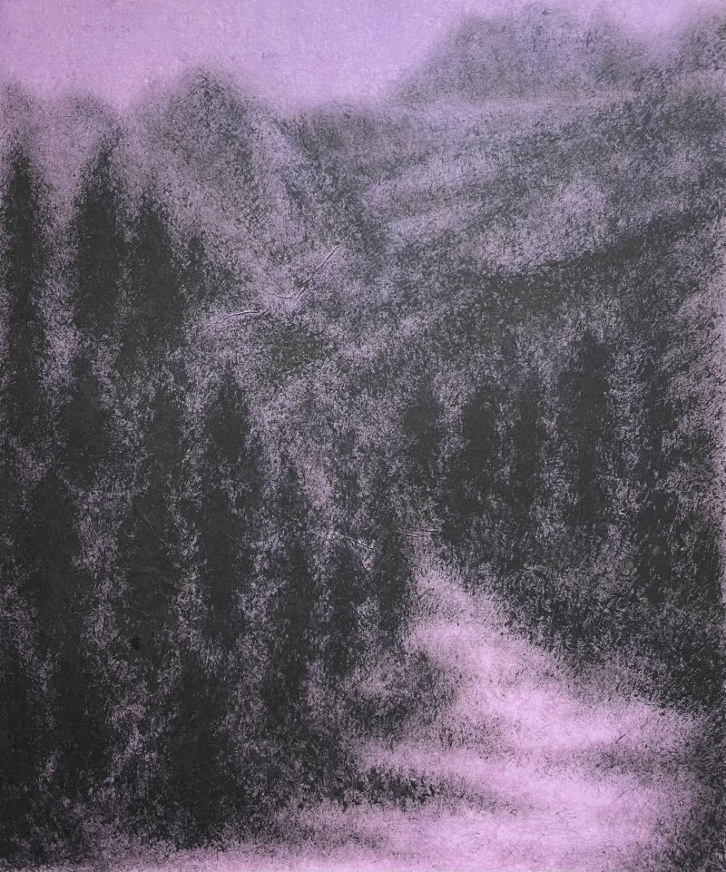 홍서현, 길을 따라, 2024, 순지에 먹과 채색, 72.7x60.6cm.jpg