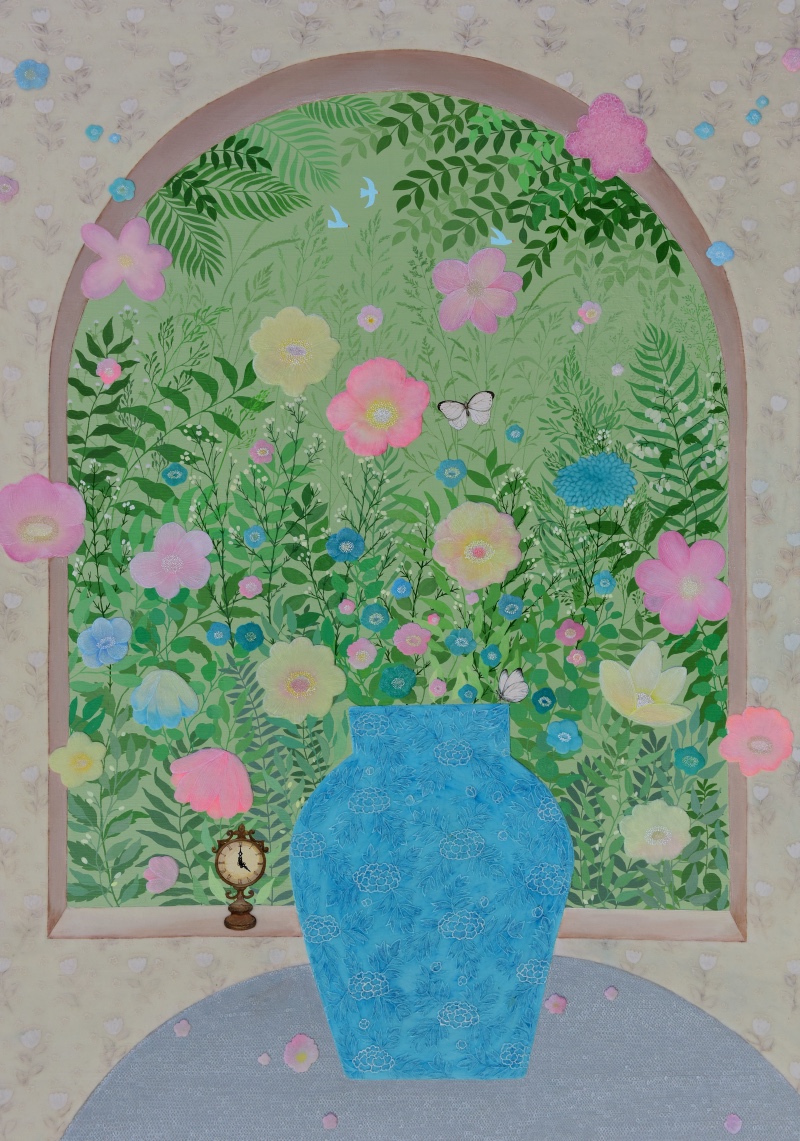 그린창162.2x112.1cm, Mixed media on canvas, 2024.jpg