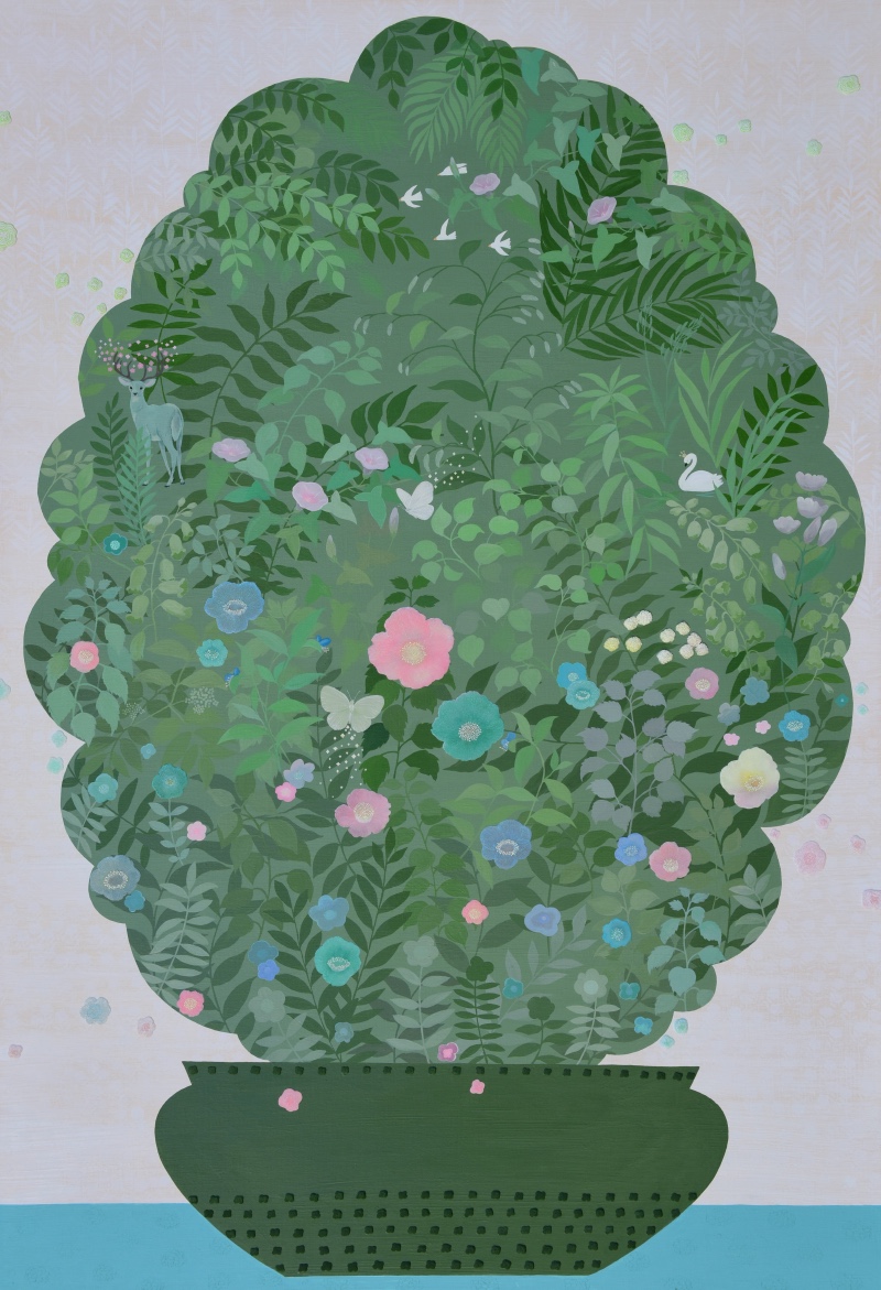 초록숲 162.2cm x 112.1cm mixed media on canvas 2024.jpg